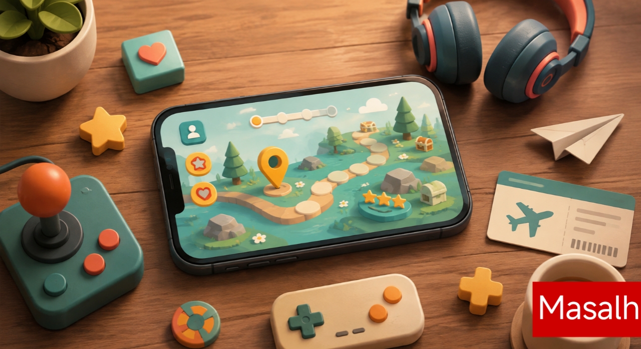 Offline Android games on a smartphone screen