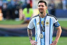 ليونيل ميسي نجم المنتخب الارجنتيني