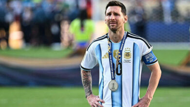 ليونيل ميسي نجم المنتخب الارجنتيني